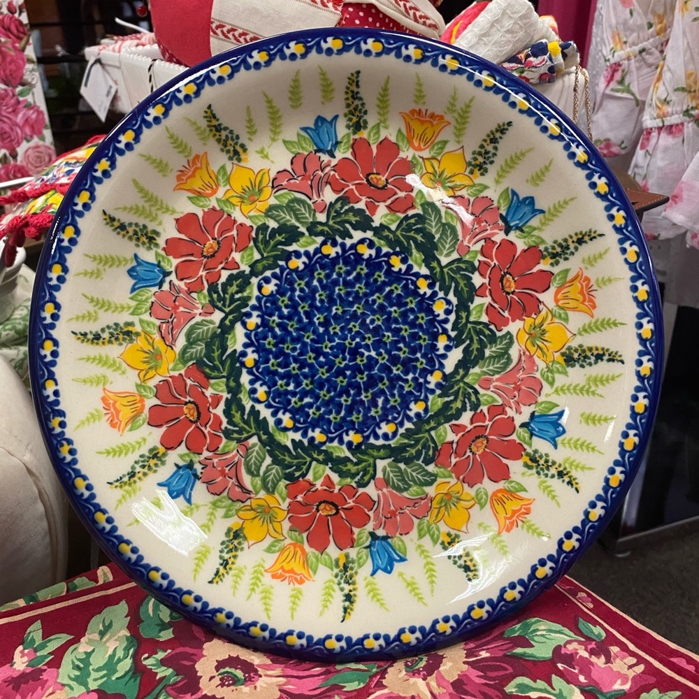 Polish Pottery Dinner Plate